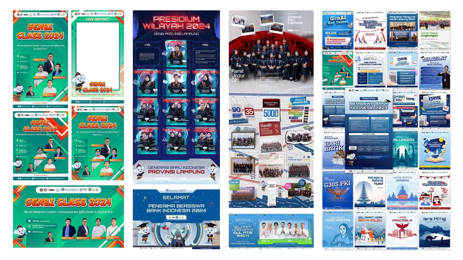 GenBI Provinsi Lampung — Social Media cover