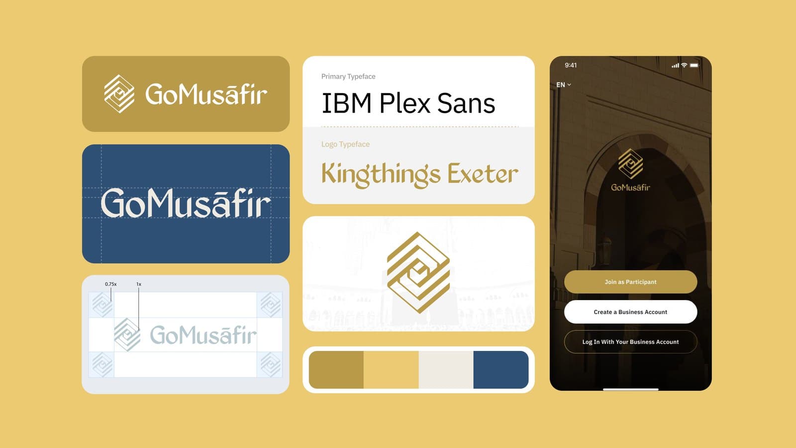 Go Musafir — Branding cover