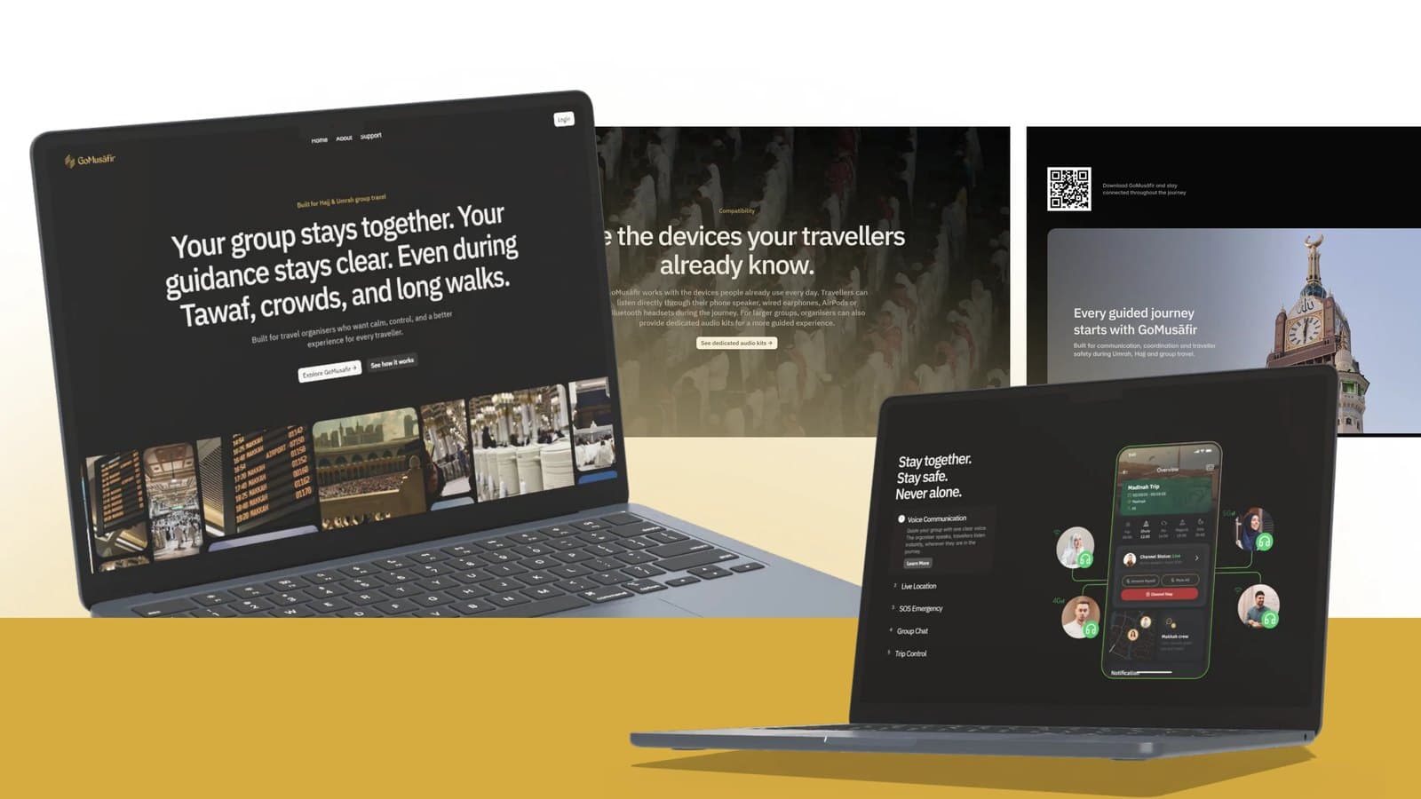 Go Musafir — Website UI/UX cover