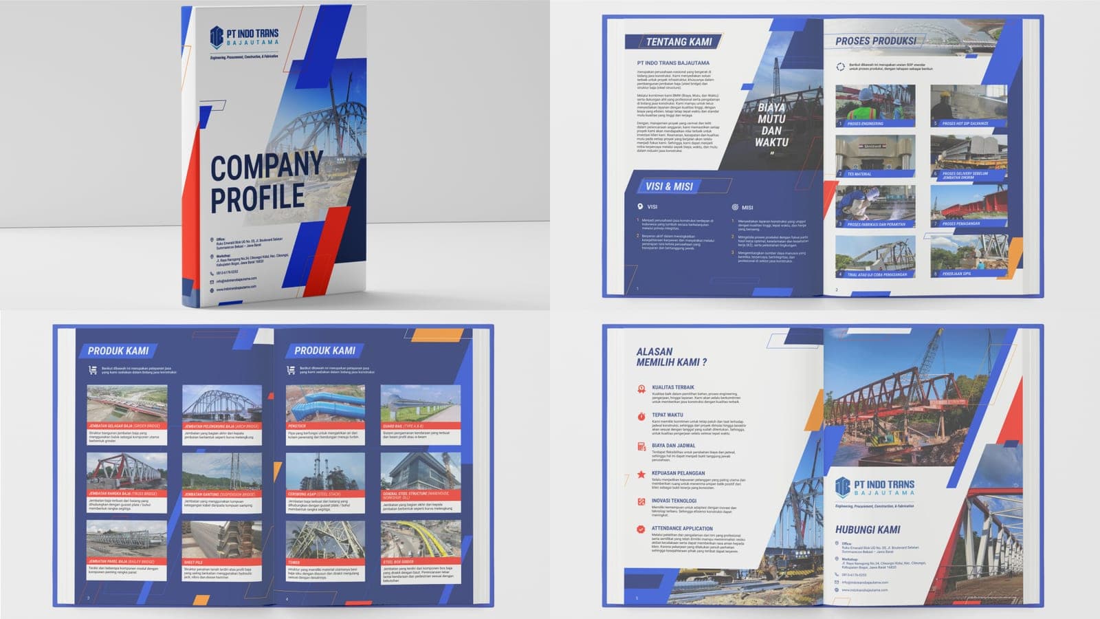Company Profile & Portfolio Book cover