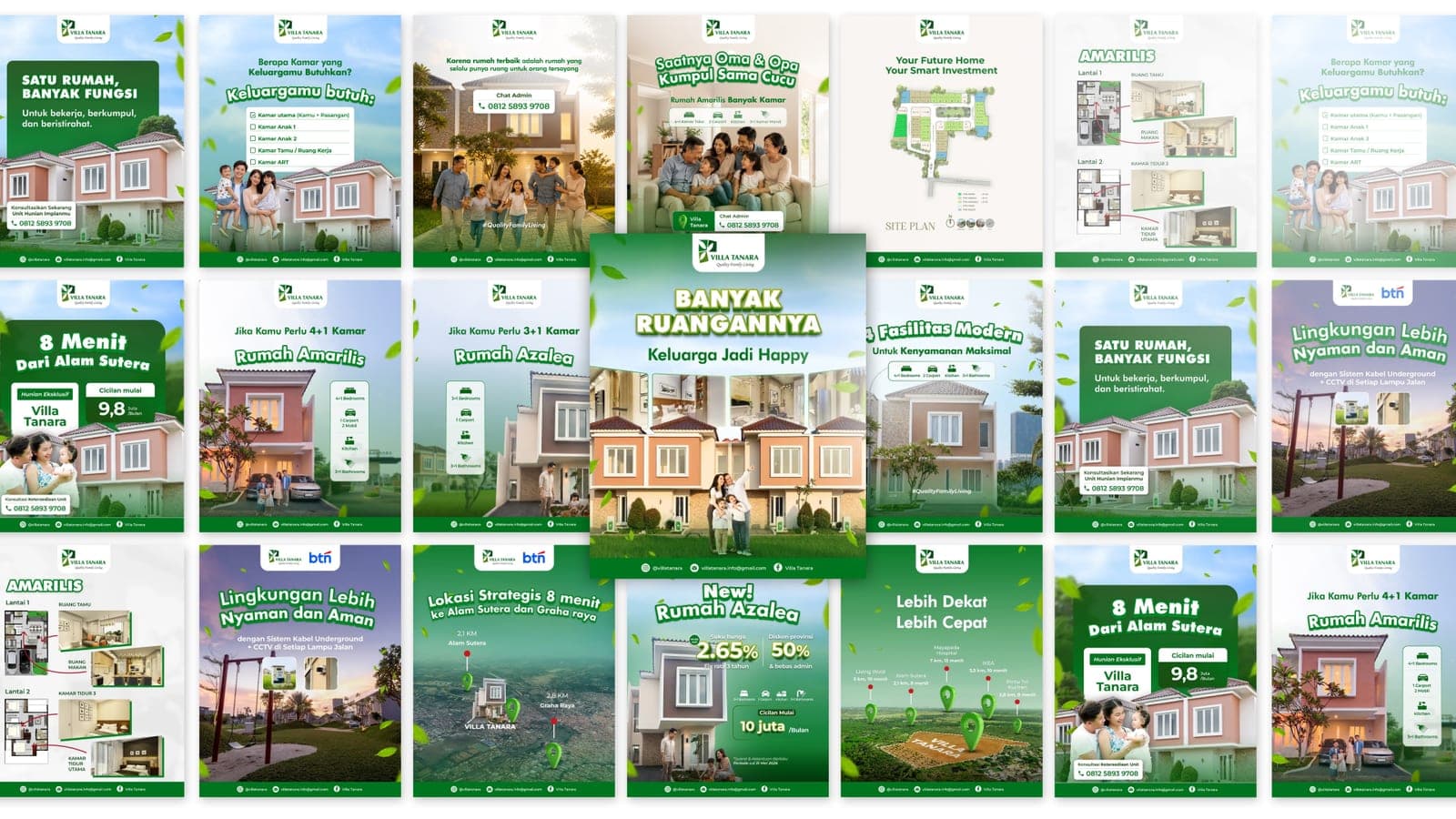 Villa Tanara — Social Media cover